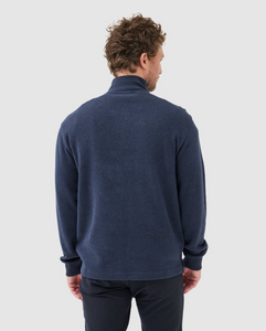 RODD & GUNN<BR>
1/4 Zip Alton Ave Knit SweatShirt<BR>
Navy, Berry, Grey<BR>