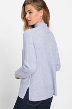 Load image into Gallery viewer, OLSEN&lt;BR&gt;
Long Sleeve Mock Neck Pullover&lt;BR&gt;
Grey, Lilac, Red&lt;BR&gt;
