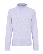 Load image into Gallery viewer, OLSEN&lt;BR&gt;
Long Sleeve Mock Neck Pullover&lt;BR&gt;
Grey, Lilac, Red&lt;BR&gt;
