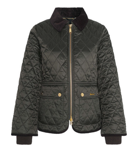 BARBOUR<BR>
Beadnell Fitted Quilt<BR>
Sage<BR>