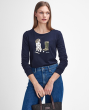 Load image into Gallery viewer, BARBOUR&lt;BR&gt;
Hedley T-Shirt&lt;BR&gt;
Navy&lt;BR&gt;
