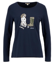 Load image into Gallery viewer, BARBOUR&lt;BR&gt;
Hedley T-Shirt&lt;BR&gt;
Navy&lt;BR&gt;
