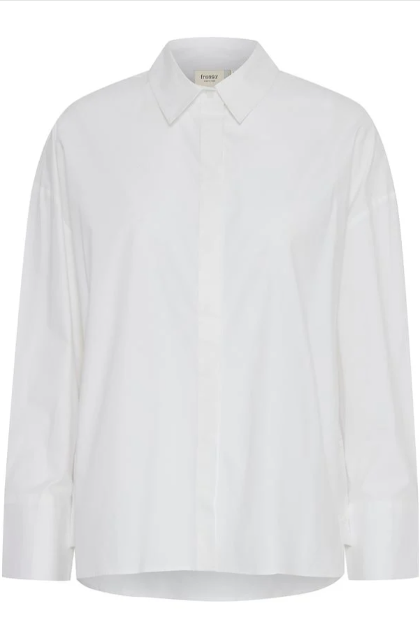 FRANSA<BR>
Vuja Shirt<BR>
White<BR>