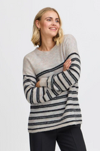 Load image into Gallery viewer, FRANSA&lt;BR&gt;
Sanny Knit Jumper&lt;BR&gt;
Limestone&lt;BR&gt;
