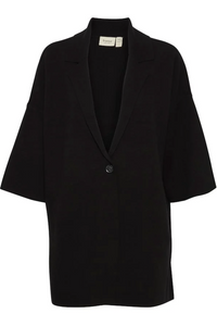 FRANSA<BR>
Sally Cardigan<BR>
Black<BR>