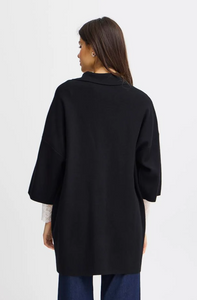 FRANSA<BR>
Sally Cardigan<BR>
Black<BR>