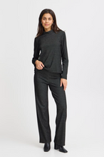 Load image into Gallery viewer, FRANSA&lt;BR&gt;
Komma Trousers&lt;BR&gt;
Black&lt;BR&gt;
