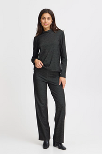 FRANSA<BR>
Komma Trousers<BR>
Black<BR>