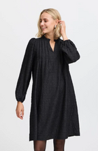 Load image into Gallery viewer, FRANSA&lt;BR&gt;
Heba Dress&lt;BR&gt;
Black&lt;BR&gt;
