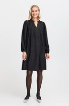 Load image into Gallery viewer, FRANSA&lt;BR&gt;
Heba Dress&lt;BR&gt;
Black&lt;BR&gt;
