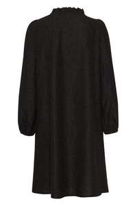 FRANSA<BR>
Heba Dress<BR>
Black<BR>