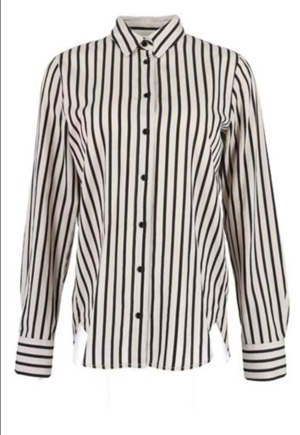 GERRY WEBER<BR>
Stripe Shirt<BR>
Beige<BR>