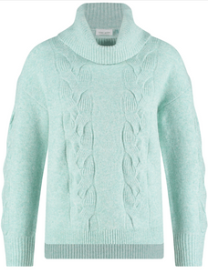 GERRY WEBER<BR>
Knit Jumper<BR>
Mint<BR>