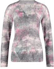 Load image into Gallery viewer, GERRY WEBER&lt;BR&gt;
Knit Jumper with All Over Patterns&lt;BR&gt;
Multi&lt;BR&gt;
