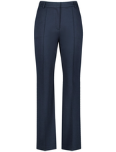 Load image into Gallery viewer, GERRY WEBER&lt;BR&gt;
Flared Trousers&lt;BR&gt;
Navy&lt;BR&gt;
