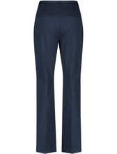 Load image into Gallery viewer, GERRY WEBER&lt;BR&gt;
Flared Trousers&lt;BR&gt;
Navy&lt;BR&gt;
