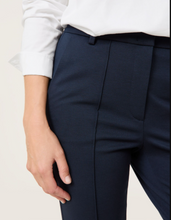 Load image into Gallery viewer, GERRY WEBER&lt;BR&gt;
Flared Trousers&lt;BR&gt;
Navy&lt;BR&gt;
