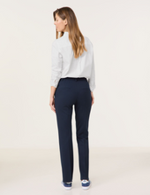 Load image into Gallery viewer, GERRY WEBER&lt;BR&gt;
Flared Trousers&lt;BR&gt;
Navy&lt;BR&gt;
