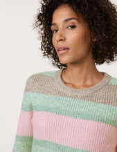 Load image into Gallery viewer, GERRY WEBER&lt;BR&gt;
Knit Jumper&lt;BR&gt;
Mint Stripes&lt;BR&gt;
