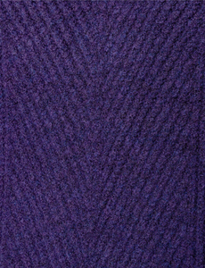 MORE AND MORE<BR>
Turtle Neck Knit Jumper<BR>
Purple<BR>