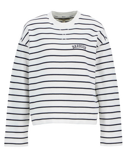 BARBOUR<BR>
Marnie SweatShirt<BR>
Cloud<BR>