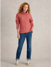 Load image into Gallery viewer, WHITE STUFF&lt;BR&gt;
Lovely Rib Jumper&lt;BR&gt;
Pink&lt;BR&gt;
