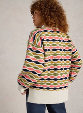 Load image into Gallery viewer, WHITE STUFF&lt;BR&gt;
Gina Geo Jumper&lt;BR&gt;
Multi&lt;BR&gt;
