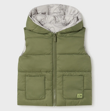 Load image into Gallery viewer, MAYORAL&lt;BR&gt;
Boys Reversible Gilet&lt;BR&gt;
Forest&lt;BR&gt;
