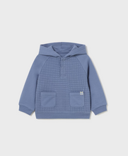 Load image into Gallery viewer, MAYORAL&lt;BR&gt;
Boys Hoodie&lt;BR&gt;
Steel&lt;BR&gt;
