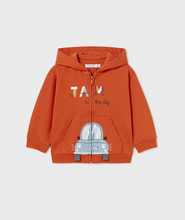 Load image into Gallery viewer, MAYORAL&lt;BR&gt;
Boys Zip Hoodie&lt;BR&gt;
Orange&lt;BR&gt;
