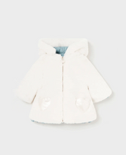 Load image into Gallery viewer, MAYORAL&lt;BR&gt;
Girl Reversible Coat&lt;BR&gt;
Blue&lt;BR&gt;
