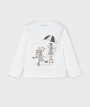 Load image into Gallery viewer, MAYORAL&lt;BR&gt;
Girl Graphic T-Shirt&lt;BR&gt;
Natural&lt;BR&gt;
