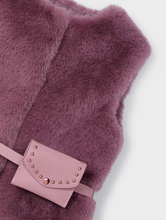 Load image into Gallery viewer, MAYORAL&lt;BR&gt;
Girl Fur Gilet&lt;BR&gt;
Plum&lt;BR&gt;
