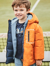 Load image into Gallery viewer, MAYORAL&lt;BR&gt;
Boy Reversible Coat&lt;BR&gt;
Carrot&lt;BR&gt;
