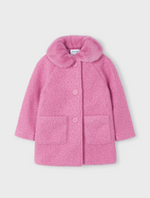 Load image into Gallery viewer, MAYORAL&lt;BR&gt;
Girl Shearling Coat&lt;BR&gt;
Camellya&lt;BR&gt;
