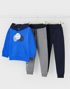 MAYORAL<BR>
Boys 3 Piece Tracksuit Cerulean<BR>
Blue<BR>