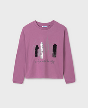 Load image into Gallery viewer, MAYORAL&lt;BR&gt; 
Girl Print T-shirt&lt;BR&gt;
Mauve&lt;BR&gt;
