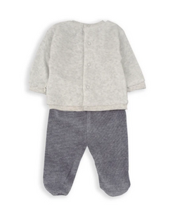 BABYBOL<BR>
2 Piece Set<BR>
Grey<BR>