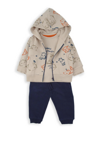 BABYBOL<BR>
3 Piece Bear Set<BR>
Beige<BR>