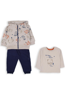 BABYBOL<BR>
3 Piece Bear Set<BR>
Beige<BR>