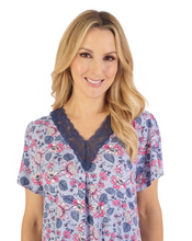 Load image into Gallery viewer, SLENDERELLA&lt;BR&gt;
Supersoft Floral Print Nightdress&lt;BR&gt;
Pink&lt;BR&gt;
