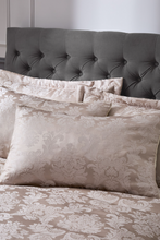 Load image into Gallery viewer, CATHERINE LANSFIELD&lt;BR&gt;
Damask Jacquard Duvet Set&lt;BR&gt;
Champagn&lt;BR&gt;
