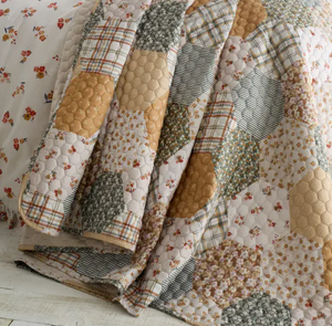 CATHERINE LANSFIELD<BR>
Floral Patchwork<BR>
Natural<BR>