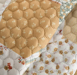 CATHERINE LANSFIELD<BR>
Floral Patchwork<BR>
Natural<BR>