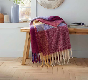 CATHERINE LANSFIELD<BR>
Faux Mohair Throw<BR>