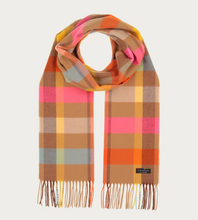 Load image into Gallery viewer, FRAAS &lt;BR&gt;
Cashmink scarf with a small check design &lt;BR&gt;
Multi &lt;BR&gt;
