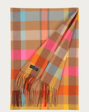 Load image into Gallery viewer, FRAAS &lt;BR&gt;
Cashmink scarf with a small check design &lt;BR&gt;
Multi &lt;BR&gt;
