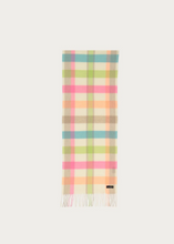 Load image into Gallery viewer, FRAAS &lt;BR&gt;
Cashmink scarf with a small check design &lt;BR&gt;
Multi &lt;BR&gt;
