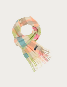 FRAAS <BR>
Cashmink scarf with a small check design <BR>
Multi <BR>