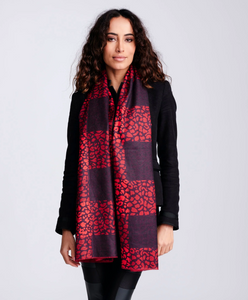 PIA ROSSINI<BR>
Lorna Scarf<BR>
Red/Black<BR>